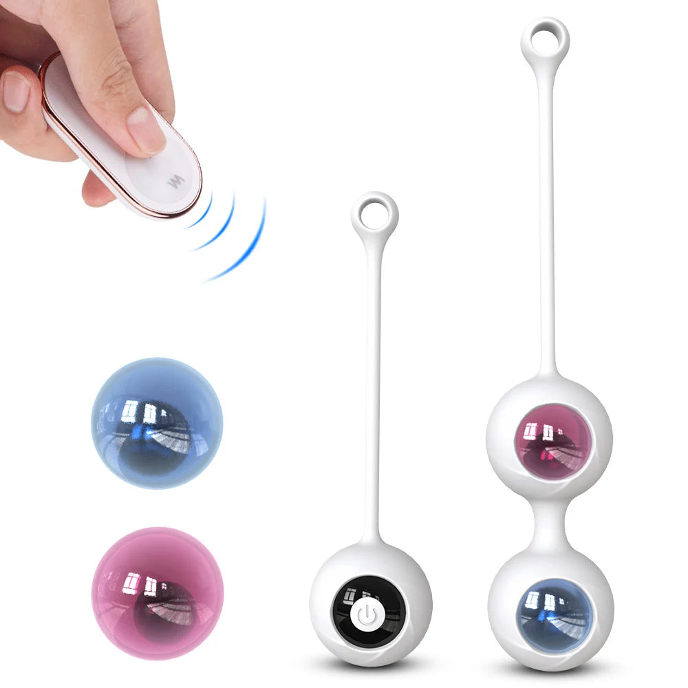 Remote-Control Kegel Ball Set – 9 Modes S-HANDE