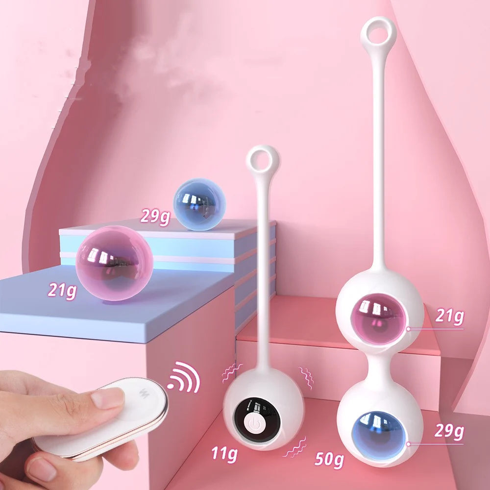 Remote-Control Kegel Ball Set – 9 Modes S-HANDE