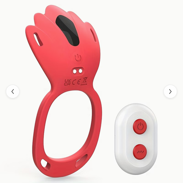 Rose Red Wearable Vibrator for female with Remote/APP Feature S-HANDE
