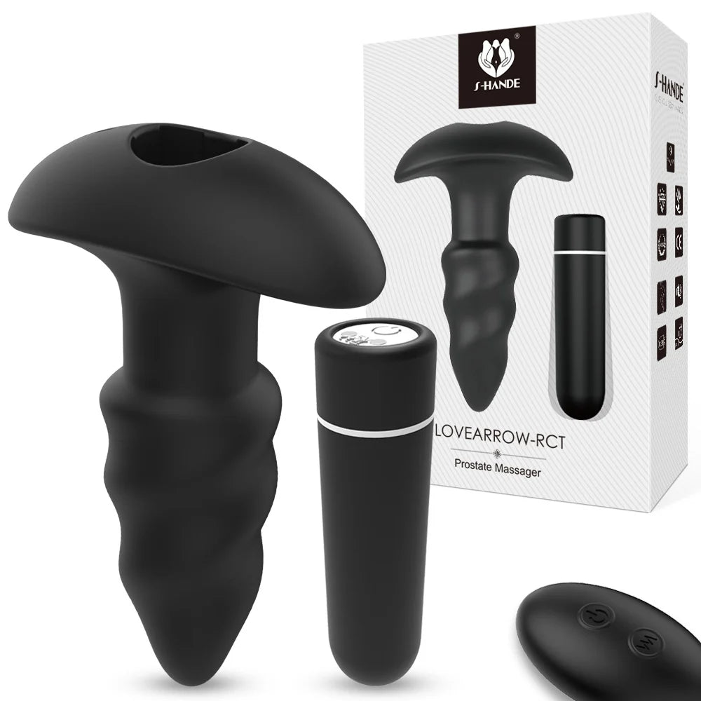 Silicone Wellness Plug with Wireless Remote – 9 Modes S-HANDE