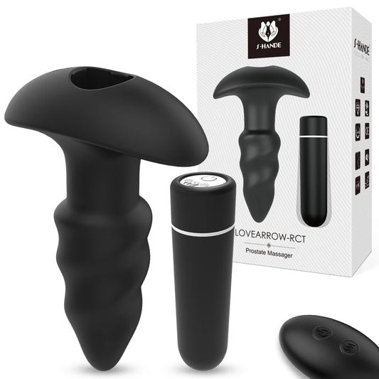 Silicone Wellness Plug with Wireless Remote – 9 Modes S-HANDE