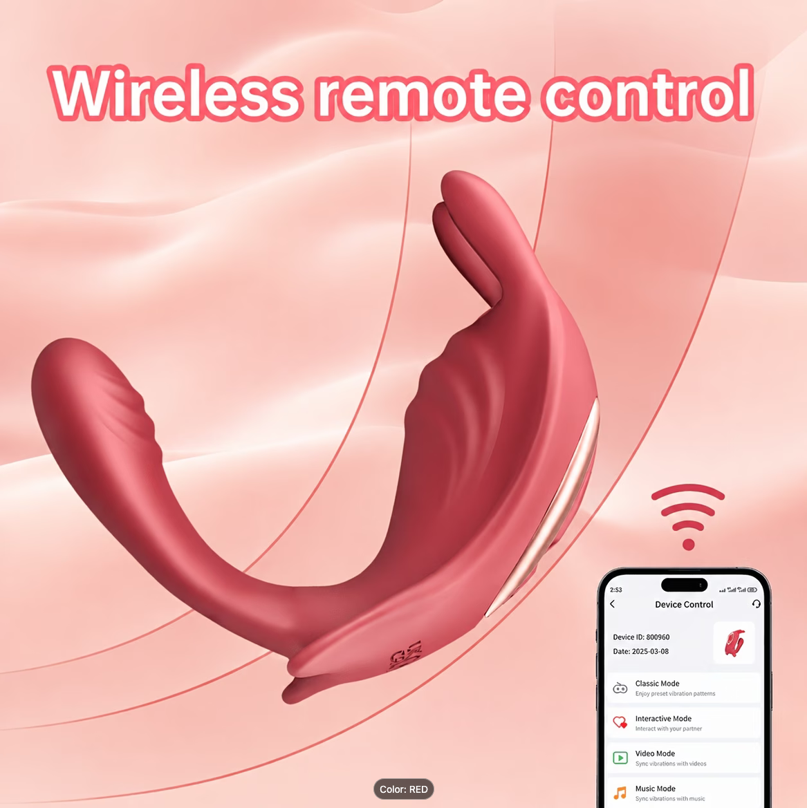 Wearable Rabit and G-Spot Vibrator S-HANDE